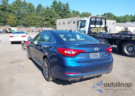2017 Hyundai Sonata Sport 2.0T from USA, damaged, VIN 5NPE34AB7HH496269